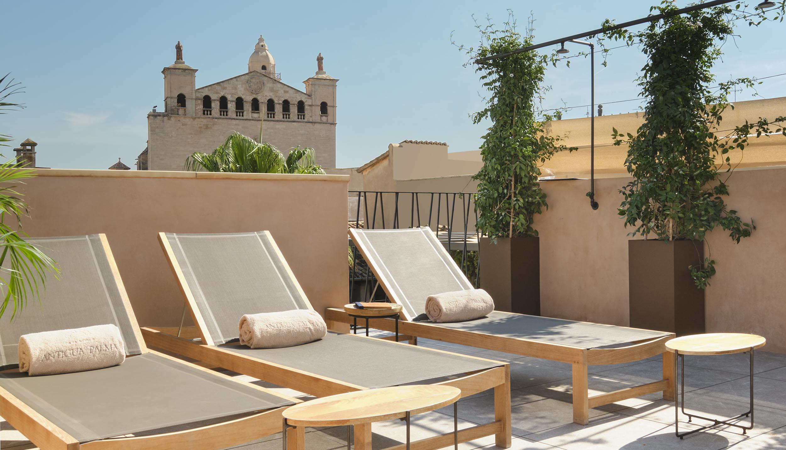 Hotel Antigua Palma - Casa Noble Exterior photo Rooftop pool