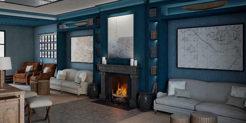 Hotel Antigua Palma - Casa Noble Exterior photo A fireplace in a living room