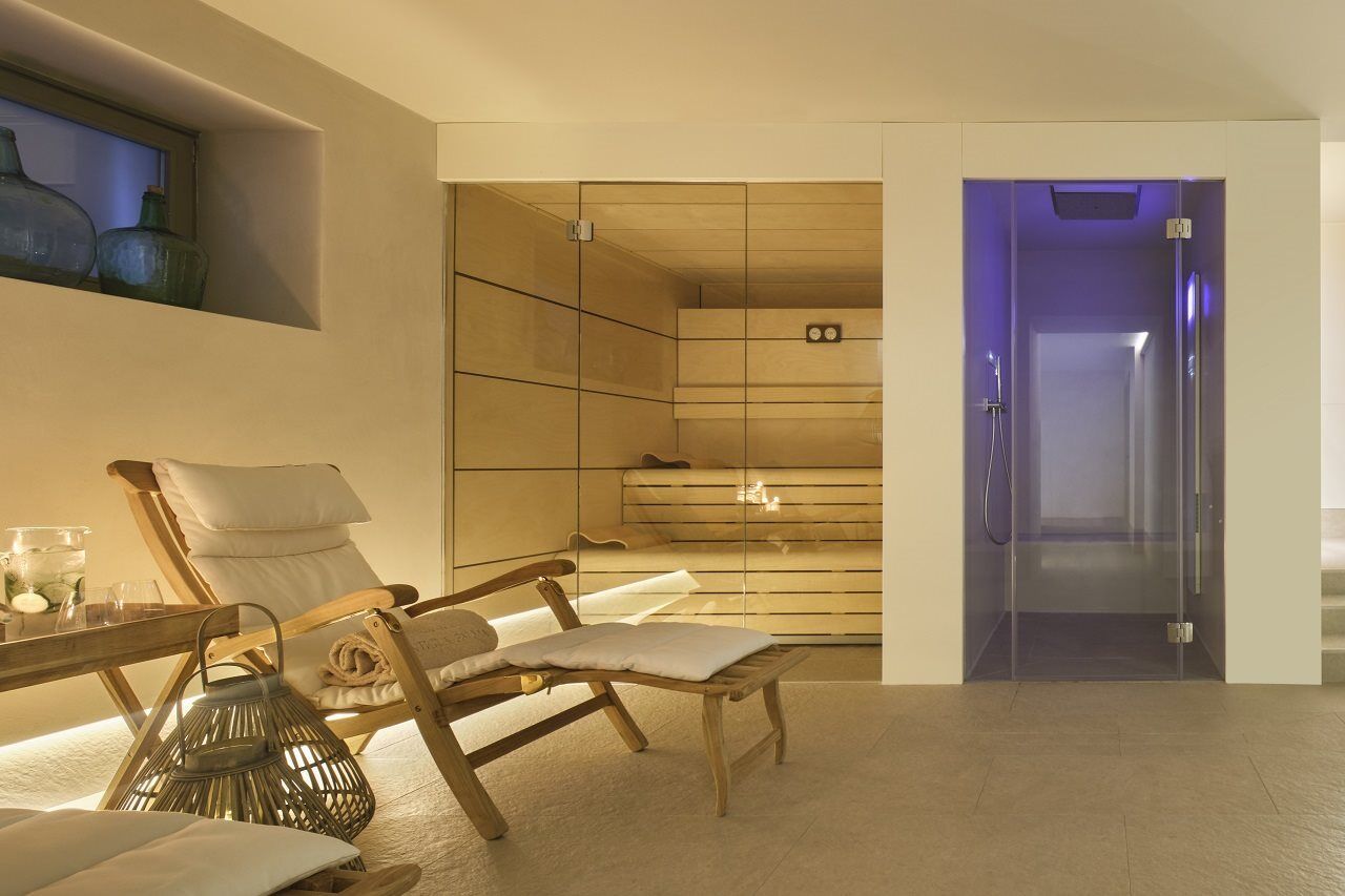 Hotel Antigua Palma - Casa Noble Exterior photo A modern steam room
